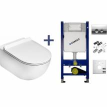 Комплект унитаз Flaminia App Go Clean и инсталляция Geberit